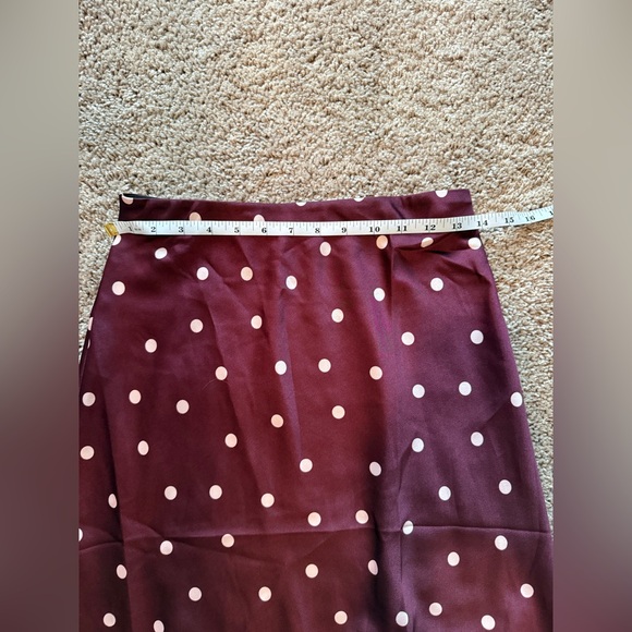 LOFT Polka Dot Midi Skirt - Picture 5 of 5